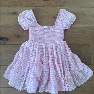 Altar’d State- light pink baby doll dress. Size XS NWT